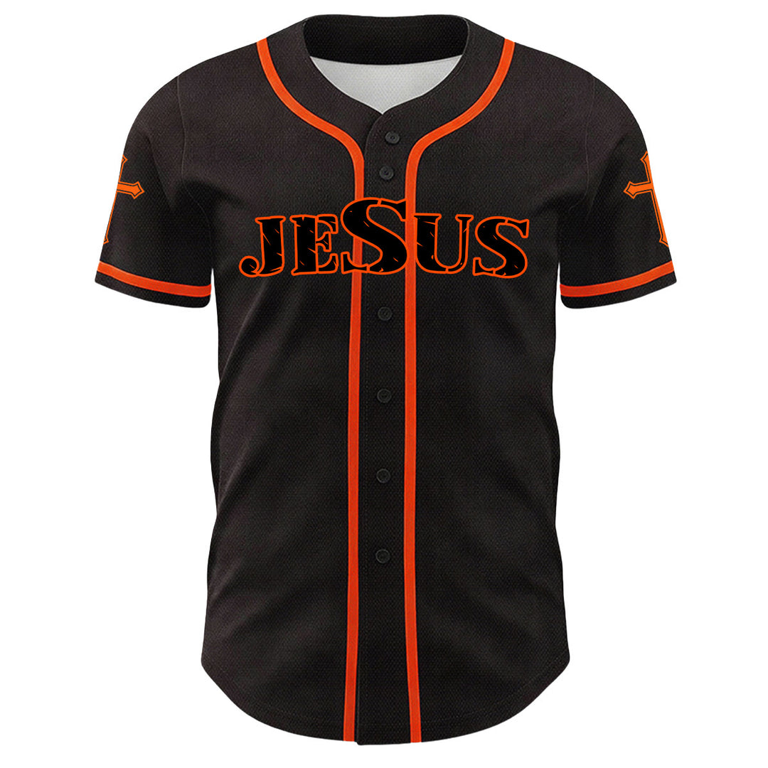 Christianartworkshop Lion Of Judah Jesus Cross Graphic Unisex Baseball Jersey - image 17