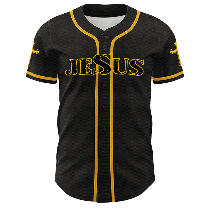 Christianartworkshop Jesus Virgin Mary Crucifix Cross Christian Unisex Baseball Jersey - image 8