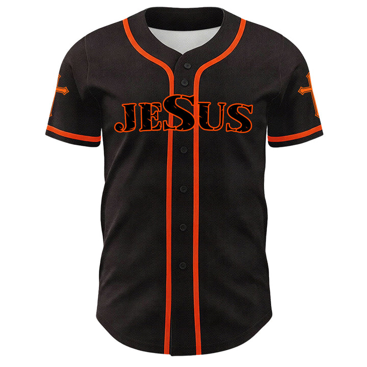 Christianartworkshop Jesus Virgin Mary Crucifix Cross Christian Unisex Baseball Jersey - image 20