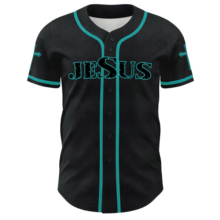 Christianartworkshop Jesus Virgin Mary Crucifix Cross Christian Unisex Baseball Jersey - image 11