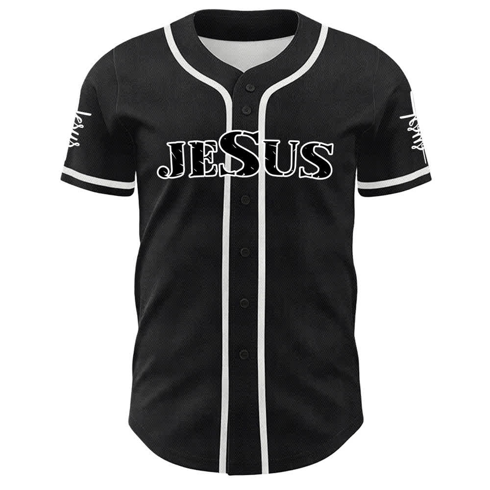 Christianartworkshop Jesus Spirit Rich Crown Of Thorns Portrait Unisex Baseball Jersey - image 8