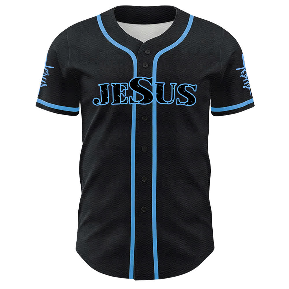 Christianartworkshop Jesus Spirit Rich Crown Of Thorns Portrait Unisex Baseball Jersey - image 2