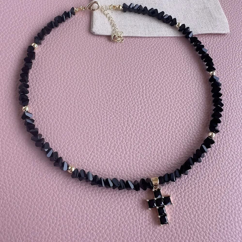 Christianartworkshop Faceted Crystal Bead Cross Charm Bracelet: Emblem of Sparkling Heavenly Blessing - image 14