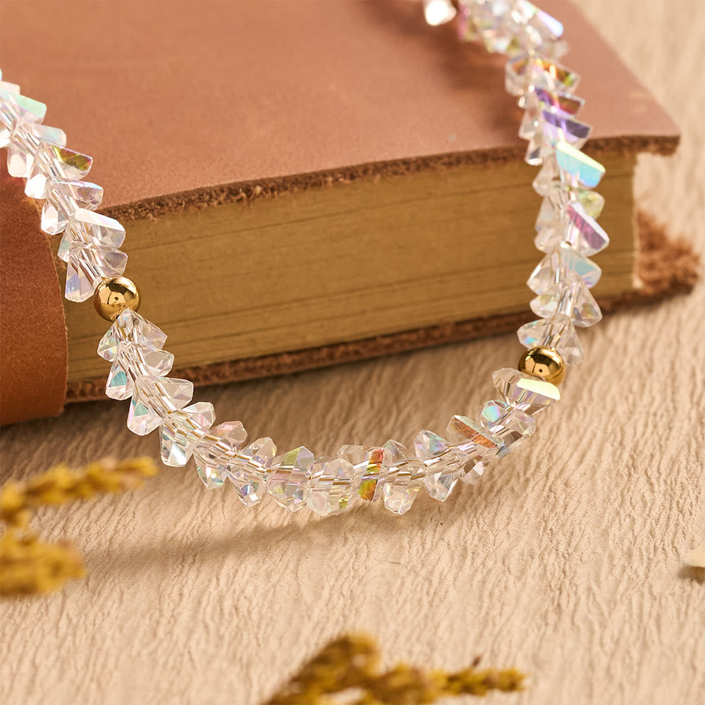 Christianartworkshop Faceted Crystal Bead Cross Charm Bracelet: Emblem of Sparkling Heavenly Blessing - image 19