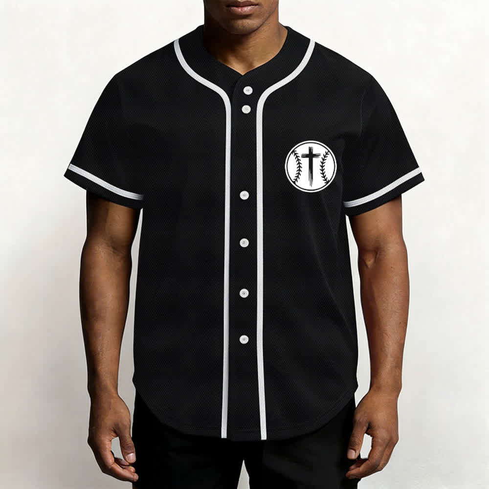 Christianartworkshop I CAN DO ALL THINGS THROUGH CHRIST Baseball Jersey - image 6