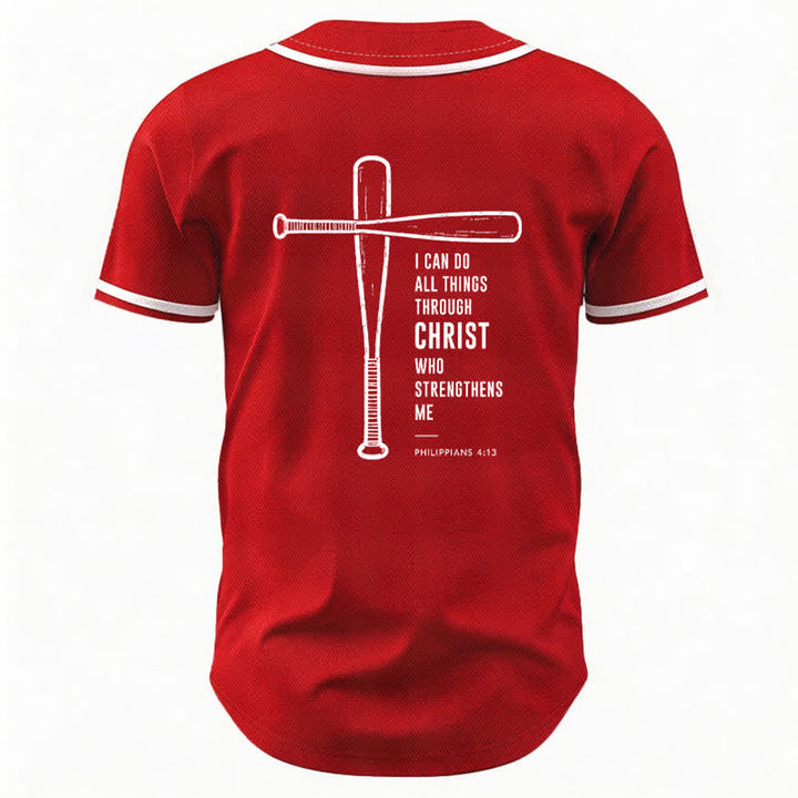 Christianartworkshop I CAN DO ALL THINGS THROUGH CHRIST Baseball Jersey - image 43