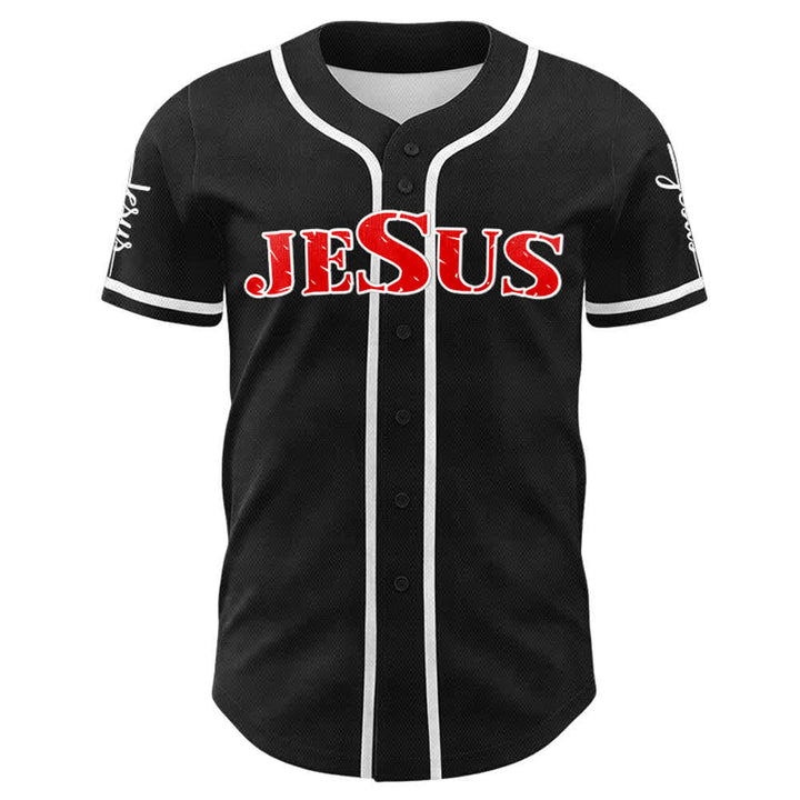 Christianartworkshop Jesus Cross Nail and Crown of Thorns Baseball Jersey - image 40