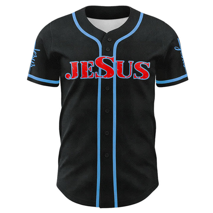 Christianartworkshop Jesus Cross Nail and Crown of Thorns Baseball Jersey - image 52