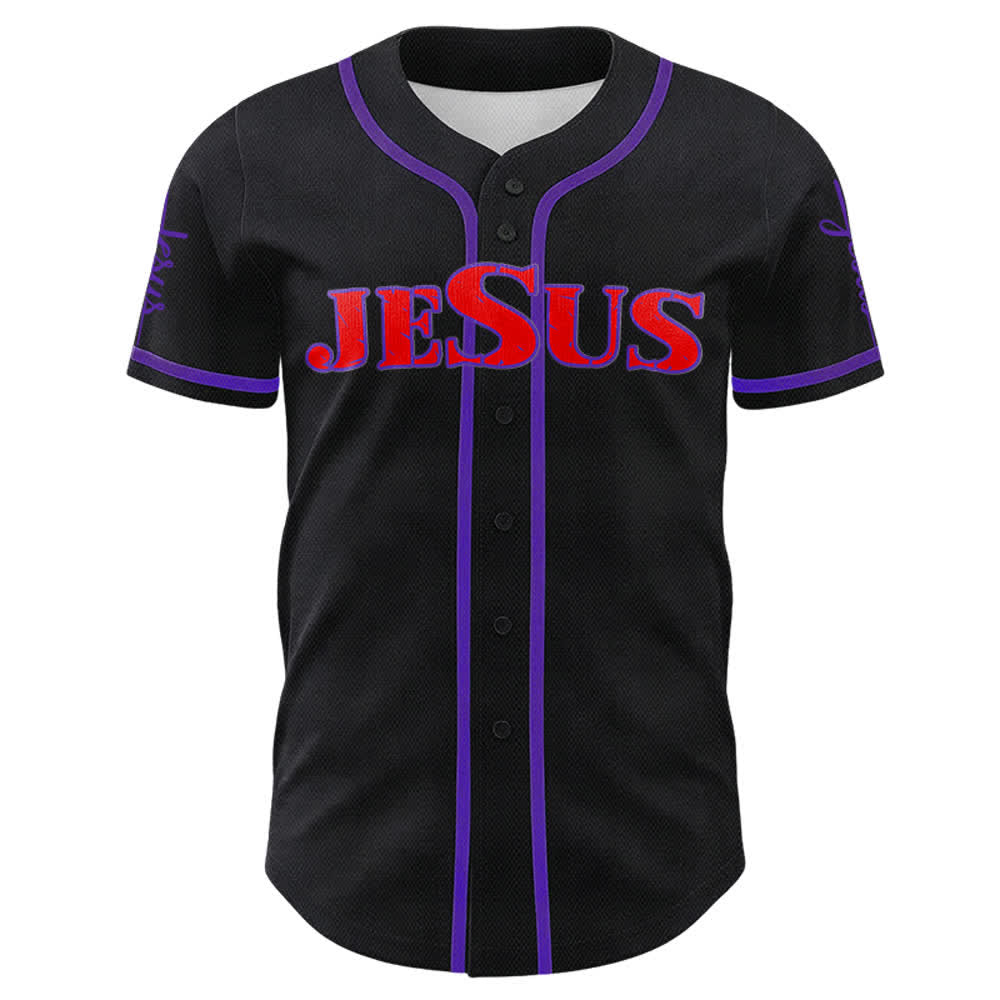 Christianartworkshop Jesus Cross Nail and Crown of Thorns Baseball Jersey - image 61