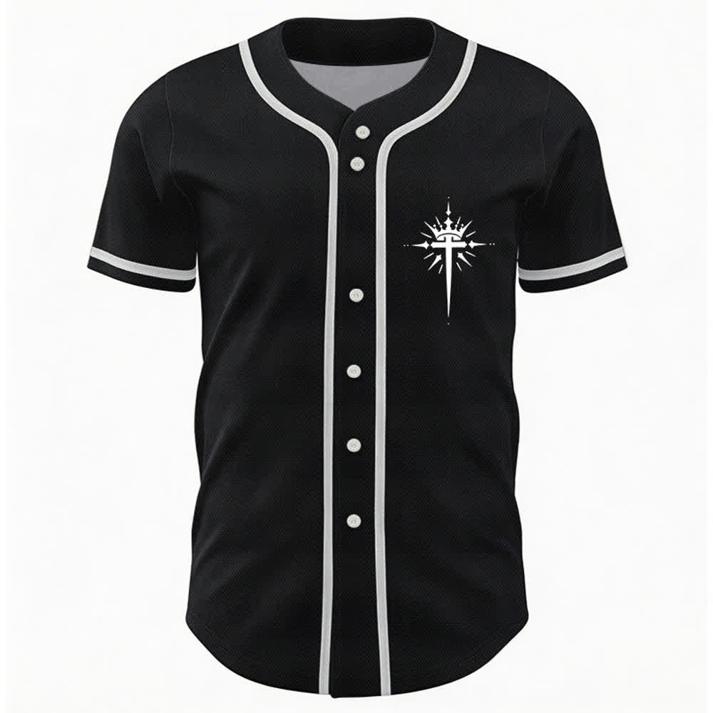 Christianartworkshop Army Of God Streetwear Baseball Jersey - image 9