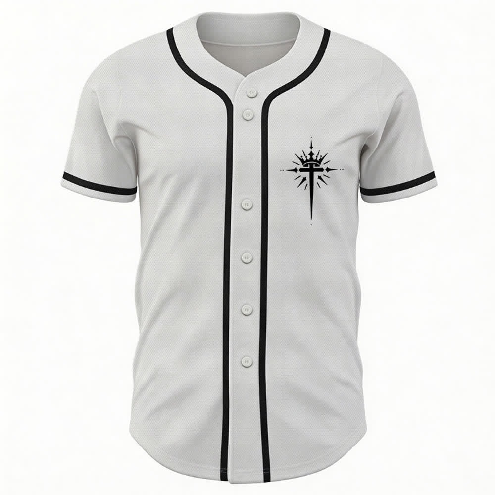 Christianartworkshop Army Of God Streetwear Baseball Jersey - image 2