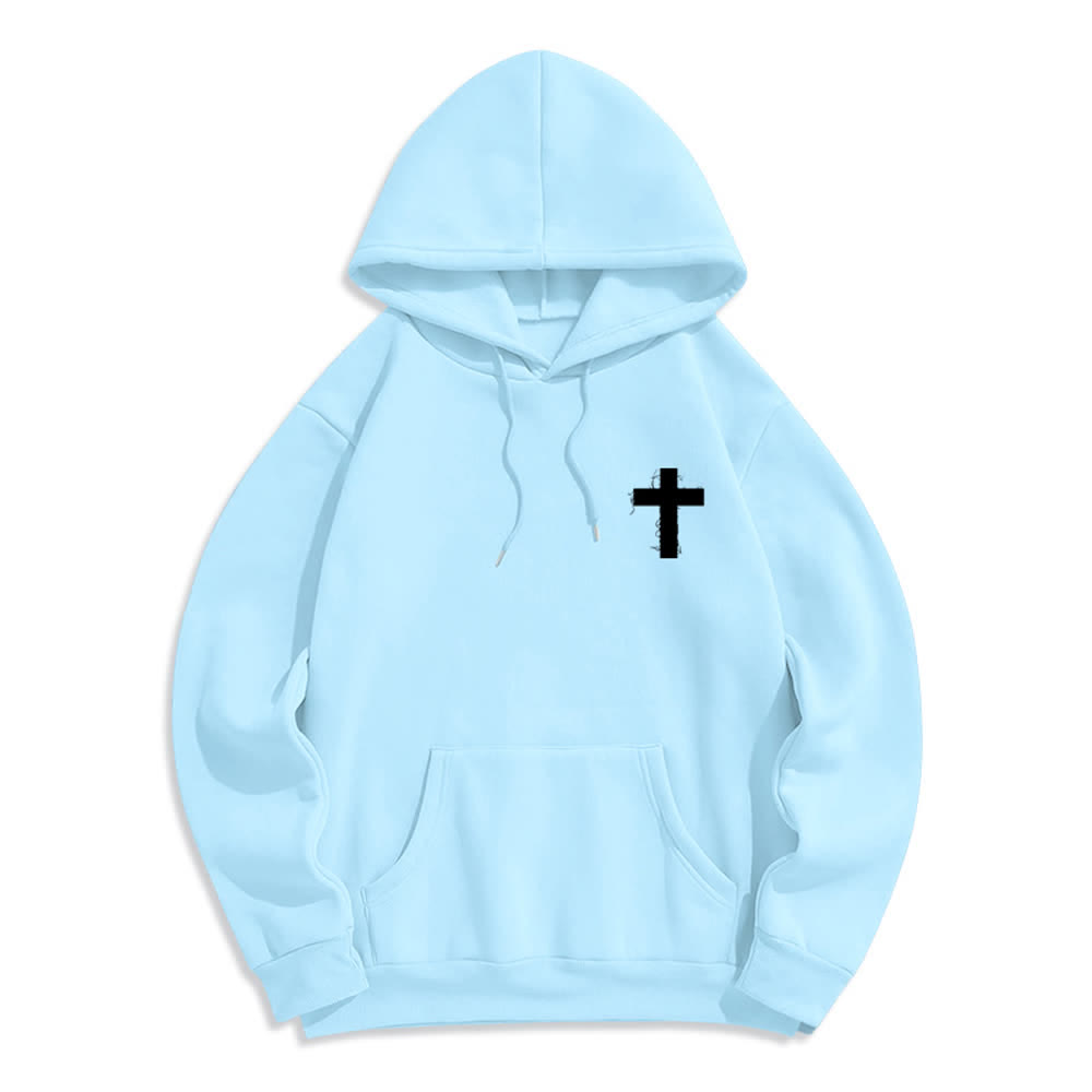 Christianartworkshop Just Here To Give God Glory Oversized Pullover Hoodie - image 5