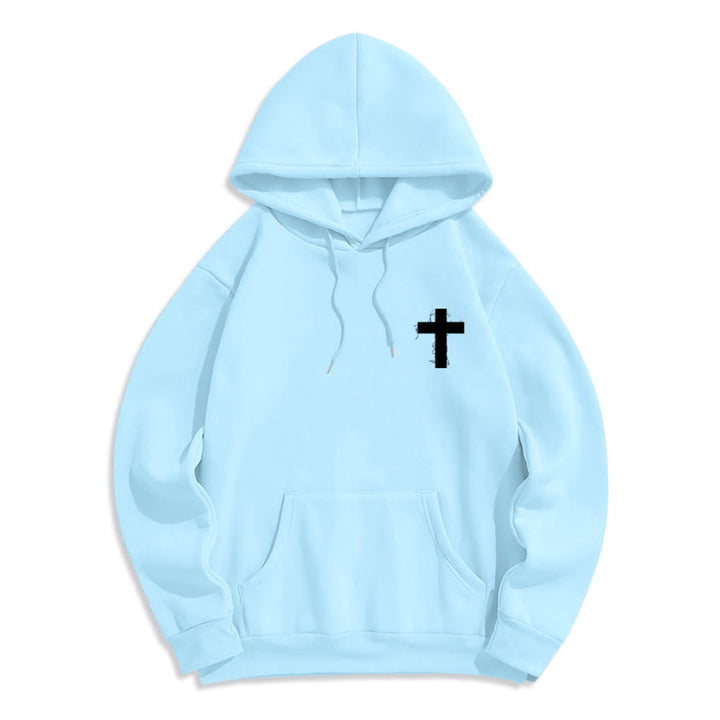 Christianartworkshop Just Here To Give God Glory Oversized Pullover Hoodie - image 5