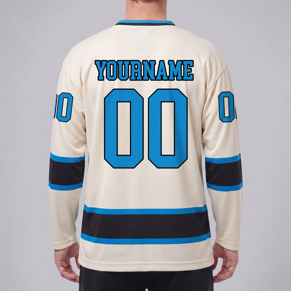 Christianartworkshop Bold JESUS Faith Statement Name & Number Customized Hockey Jersey - image 29