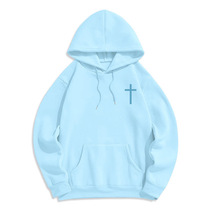 Christianartworkshop Eternally Loved By God Fleece Pullover Hoodies - image 23