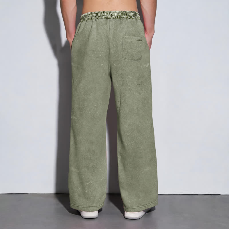 Christianartworkshop Know Jesus Know Peace Olive Washed Sweatpants - image 5