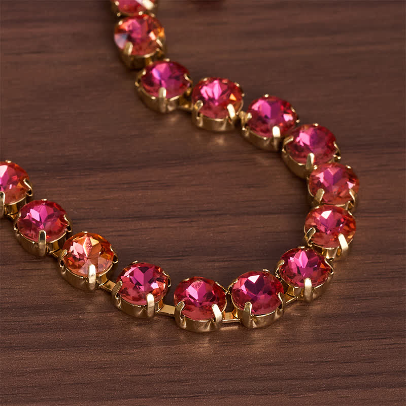 Christianartworkshop Statement Rivoli Crystal Copper Cross Necklace: Token of Unwavering Divine Majesty - image 13
