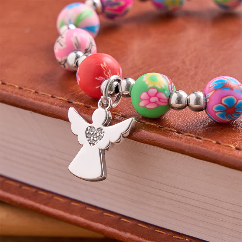 Christianartworkshop Floral Pattern Bracelet With Cross & Holy Spirit: Carrier Of Soft Divine Shelter - image 7