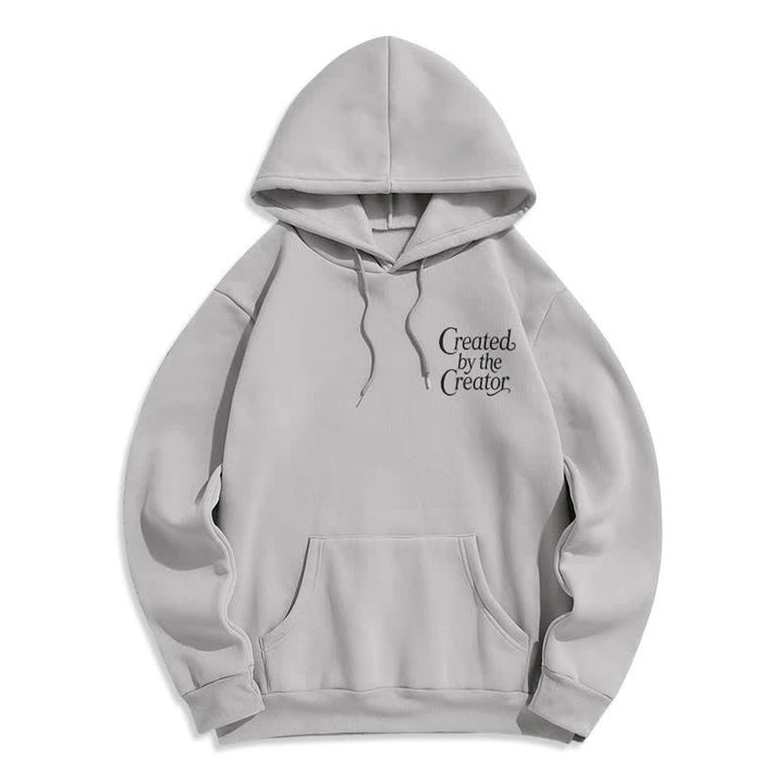 Christianartworkshop Created By The Creator Floral Back Print Pullover Hoodie - image 11