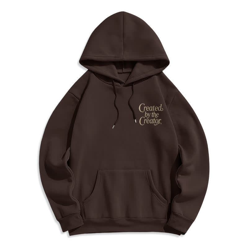 Christianartworkshop Created By The Creator Floral Back Print Pullover Hoodie - image 14
