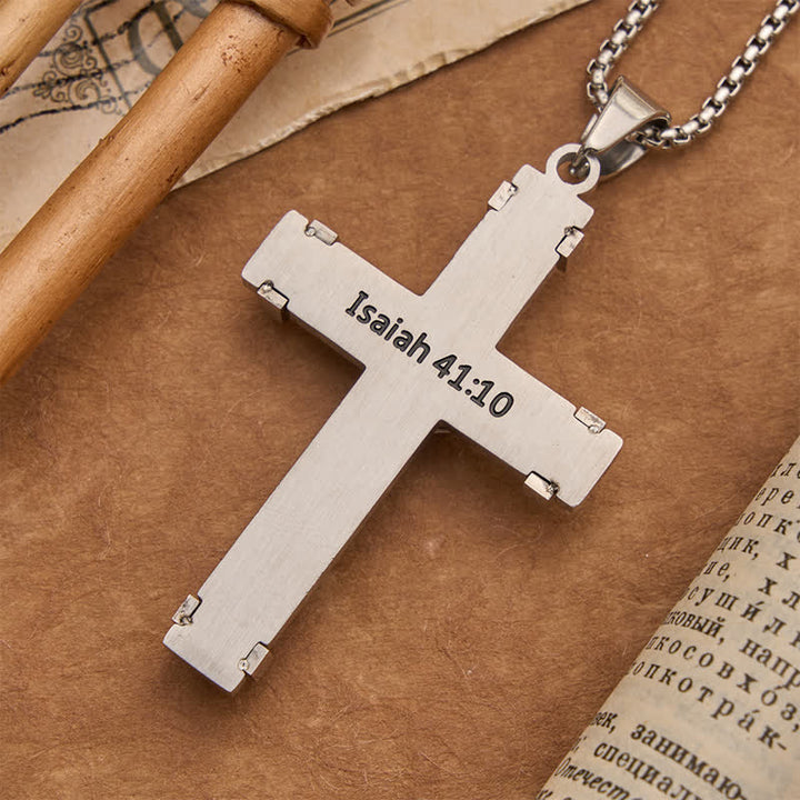 Christianartworkshop 3D Sculpted Stainless Crucifix Necklace: Symbol of Timeless Divine Promise - image 15