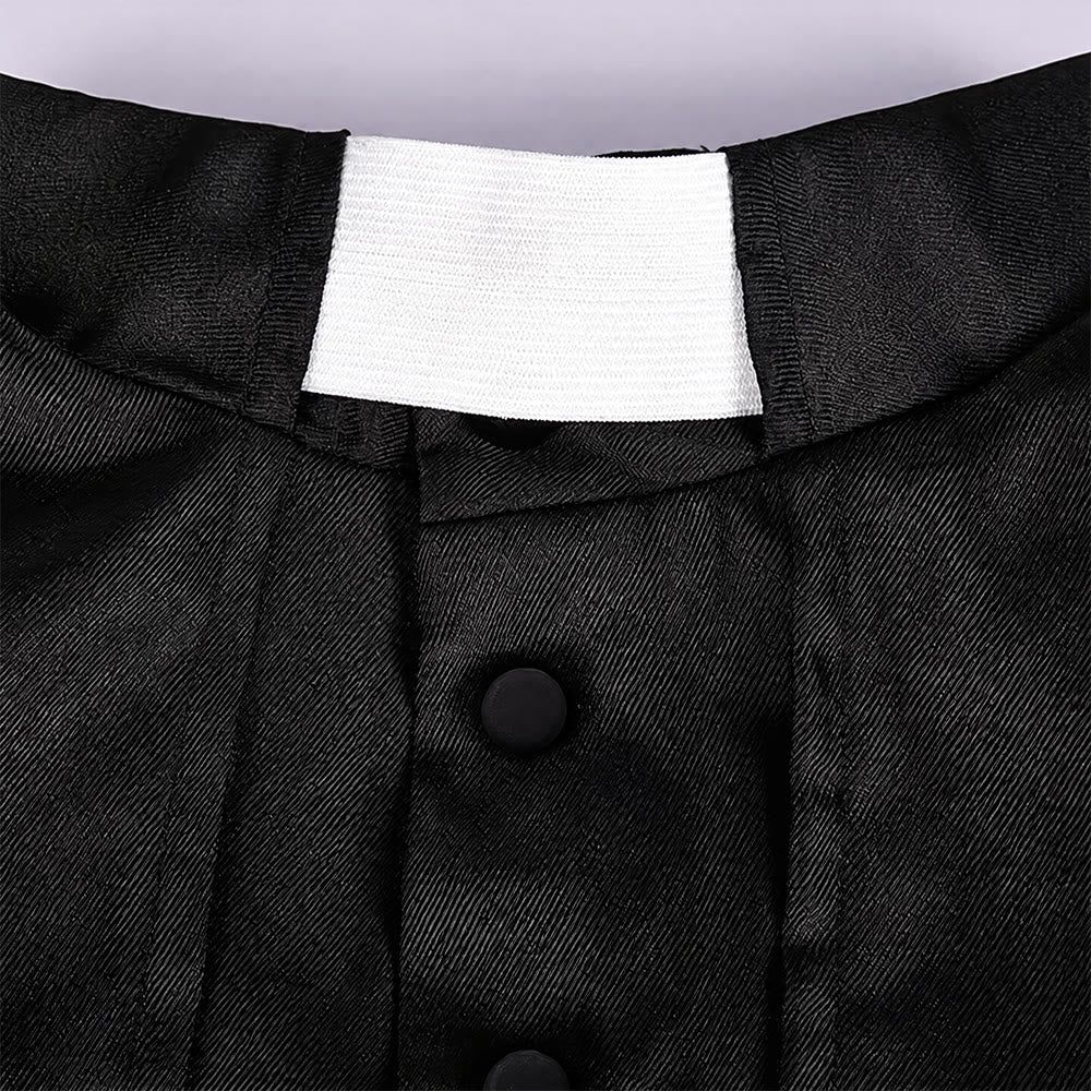Christianartworkshop Multicolor Ceremonial Roman Soutane Cassock: Medieval Priest Aesthetics - image 6