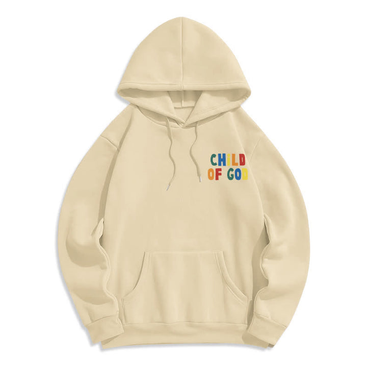 Christianartworkshop Child Of God Back Print Casual Fleece Hoodie - image 8