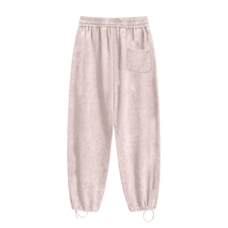 Christianartworkshop John 3:16 Cross Silhouette Blush Washed Sweatpants - image 3
