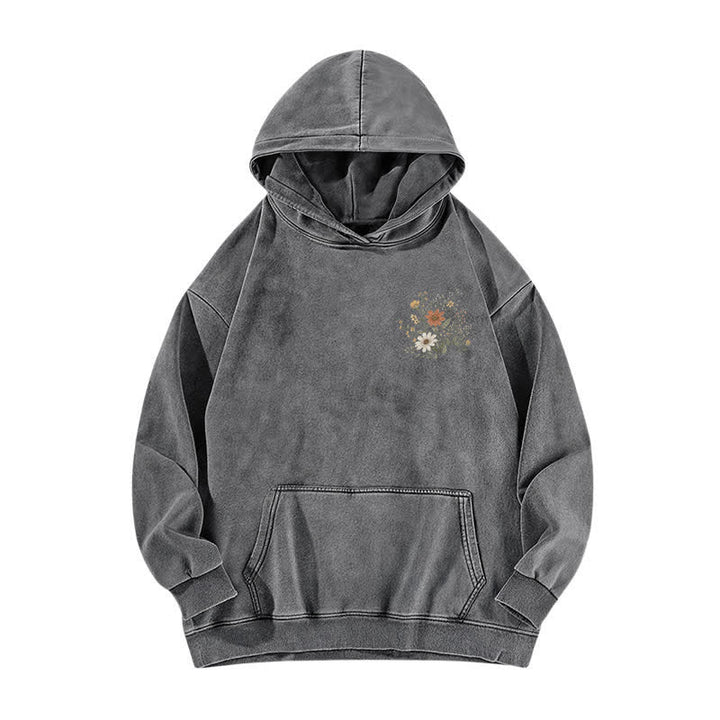Christianartworkshop For Such A Time As This Floral Washed Hoodie - image 8