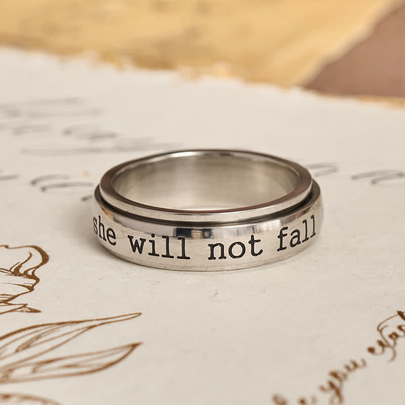 Christianartworkshop Smooth Rotatable Scripture Ring: Sacred Token of Inner Heavenly Peace - image 5