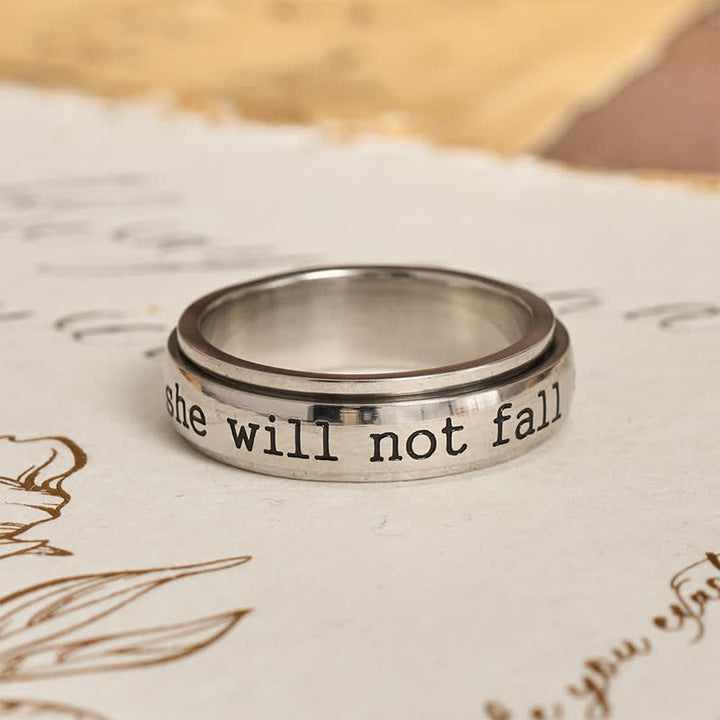 Christianartworkshop Smooth Rotatable Scripture Ring: Sacred Token of Inner Heavenly Peace - image 5