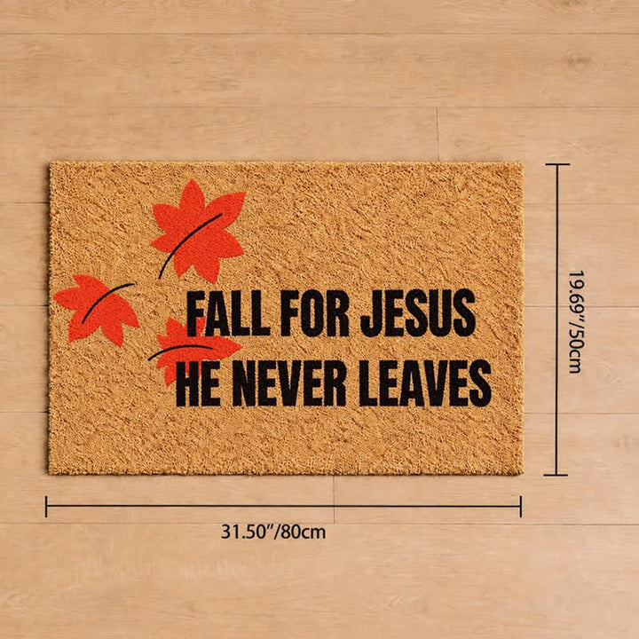 Christianartworkshop Fall Decor Scripture Quote Artificial Coir Doormat - 19.69''*31.5''/50*80cm - image 8