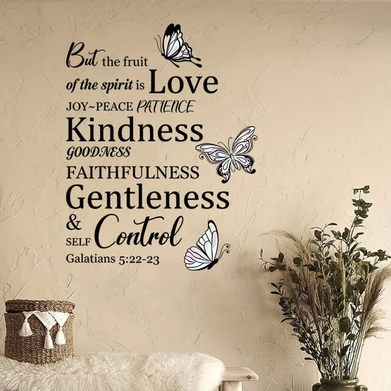 Christianartworkshop Inspirational Plastic Scripture Wall Sticker: Bearer of Soft Heavenly Warmth - image 0