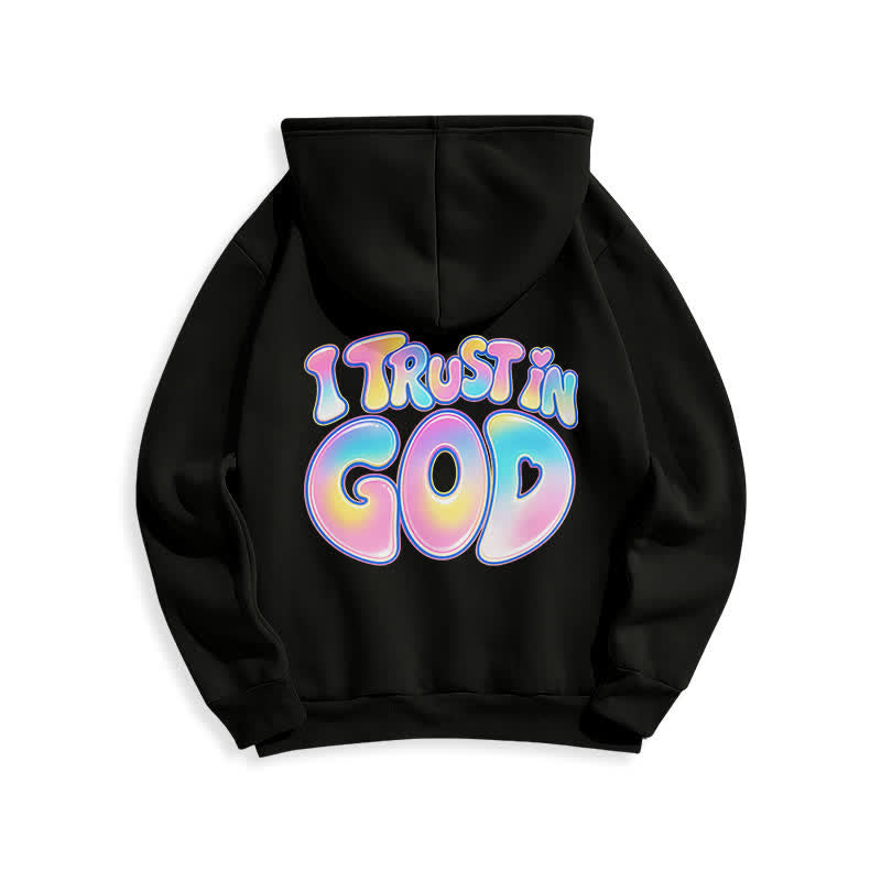 Christianartworkshop Trust In God Pastel Graffiti Oversized White Hoodie - image 4