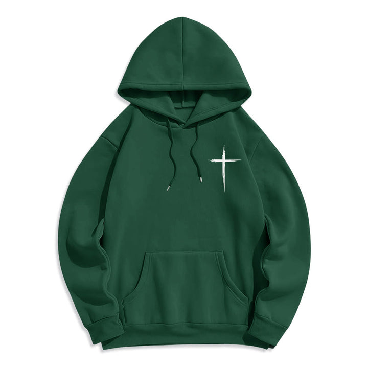 Christianartworkshop Jesus Saves John 14:6 Faith Fleece Lined Polyester Hoodie - image 20