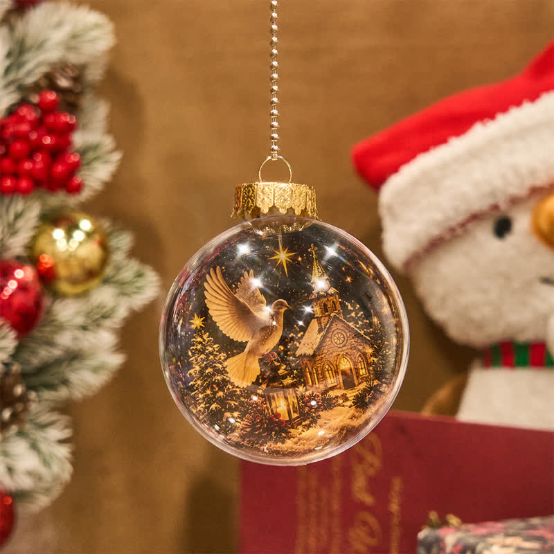 Christianartworkshop Multi-Style Sacred Print Christmas Bauble: Token of Holy Blessing & Quiet Devotion - image 19