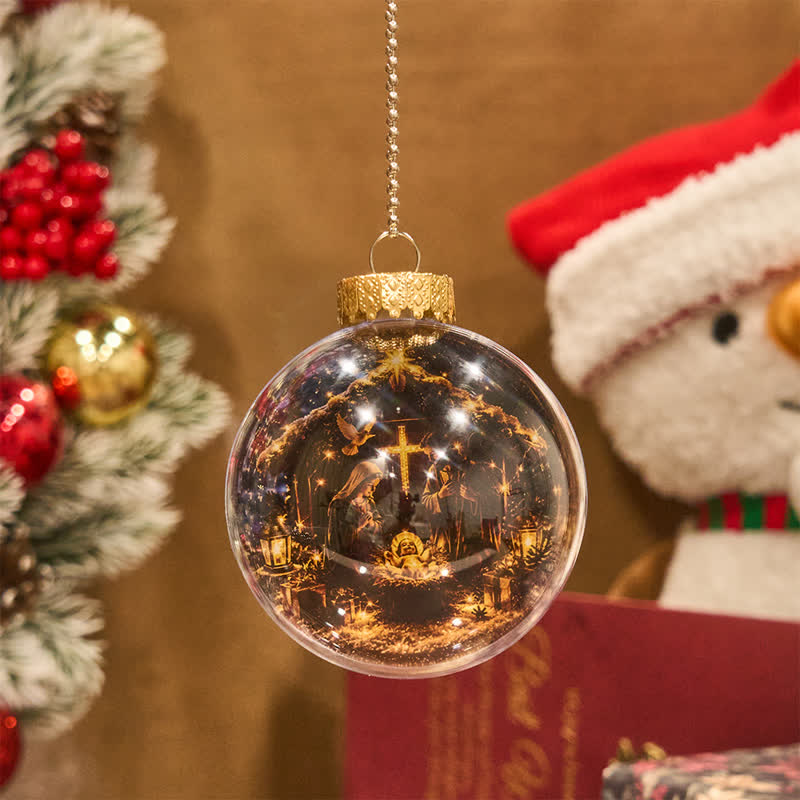 Christianartworkshop Multi-Style Sacred Print Christmas Bauble: Token of Holy Blessing & Quiet Devotion - image 18