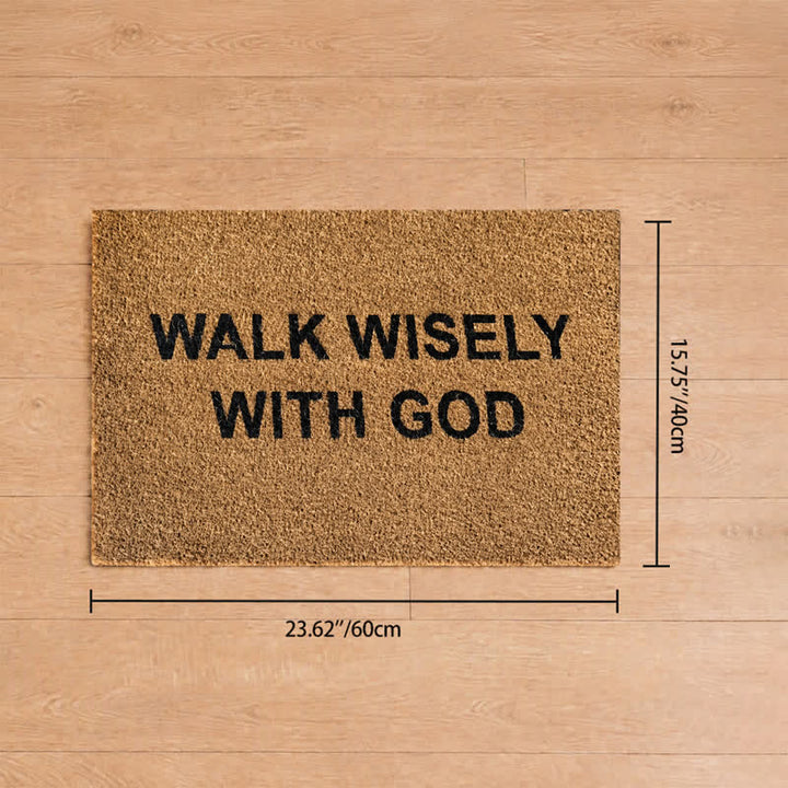 Christianartworkshop Faithful Scripture Artificial Coir Doormat - 15.75''*23.62''/40*60cm - image 7