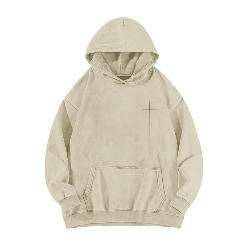 Christianartworkshop The Way Cross Front And Back Washed Hoodie - image 8