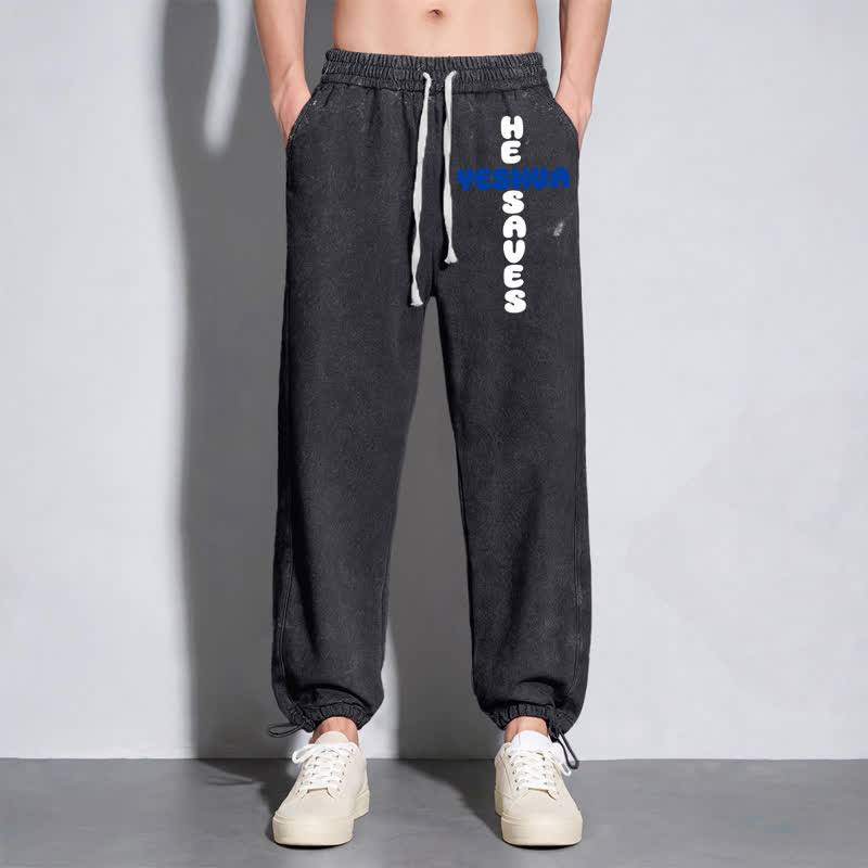 Christianartworkshop Blush Street Ease Drawstring Washed Sweatpants - image 22