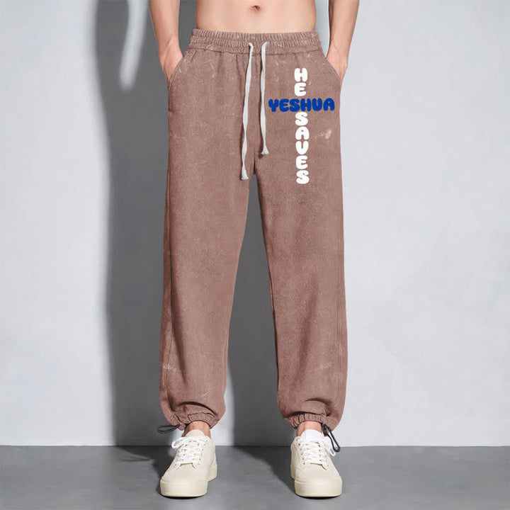 Christianartworkshop Blush Street Ease Drawstring Washed Sweatpants - image 30