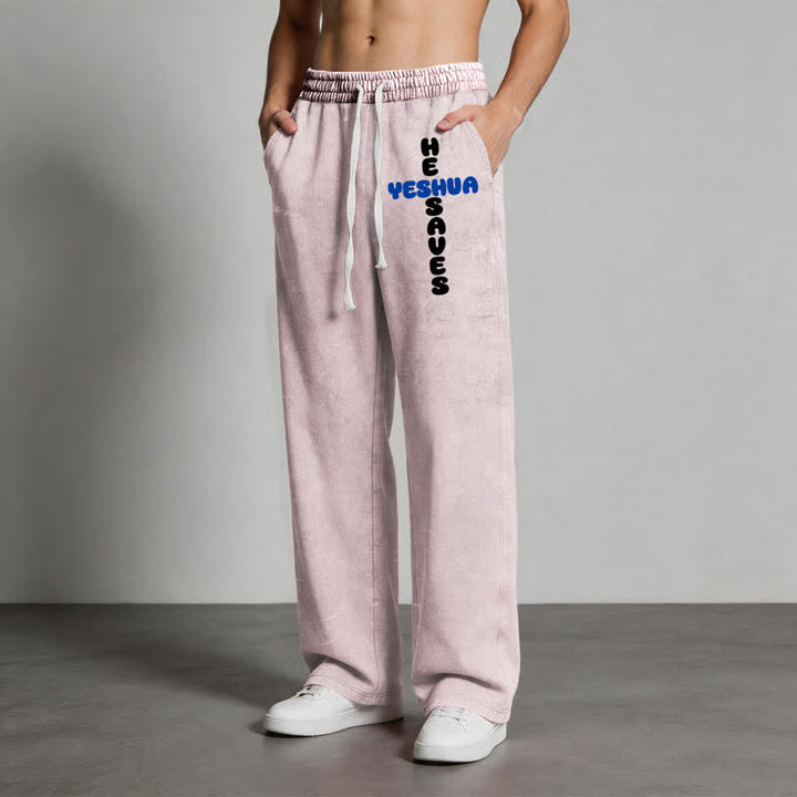 Christianartworkshop Blush Street Ease Drawstring Washed Sweatpants - image 44