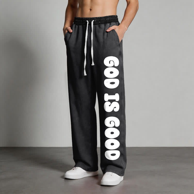 Christianartworkshop Blush Good Is Good Statement Washed Sweatpants - image 12