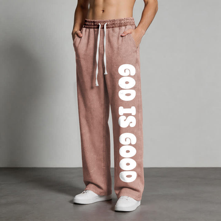 Christianartworkshop Blush Good Is Good Statement Washed Sweatpants - image 44