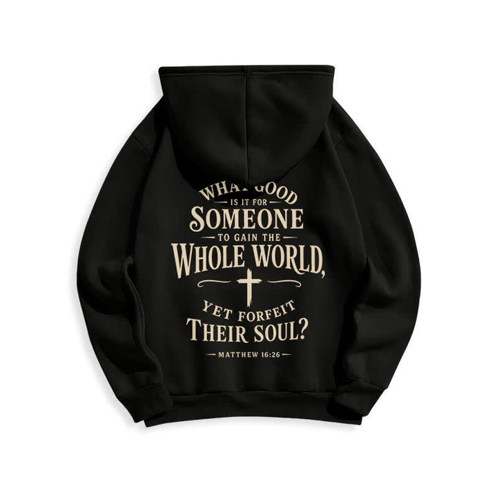 Christianartworkshop God Is Good Fleece Lined White Streetwear Hoodie - image 7