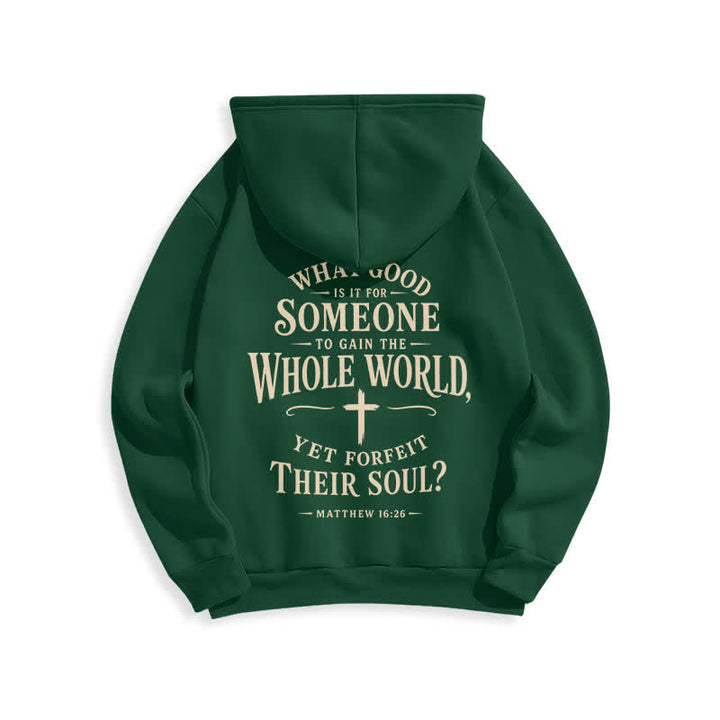 Christianartworkshop God Is Good Fleece Lined White Streetwear Hoodie - image 13
