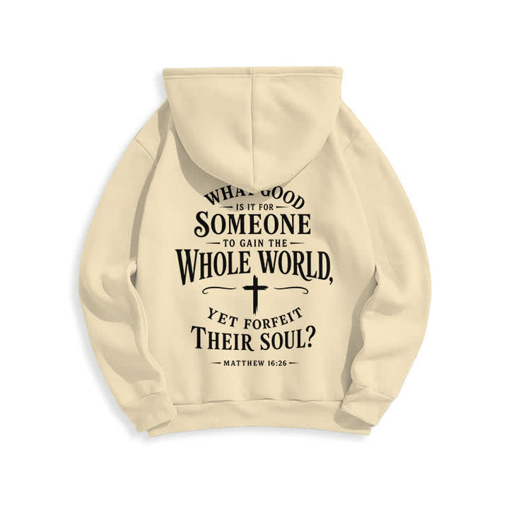 Christianartworkshop God Is Good Fleece Lined White Streetwear Hoodie - image 22
