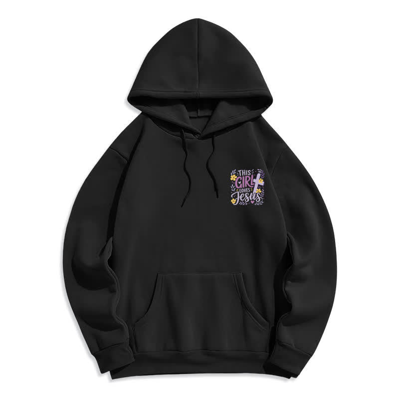 Christianartworkshop This Girl Loves Jesus Floral Sky Blue Hoodie - image 11