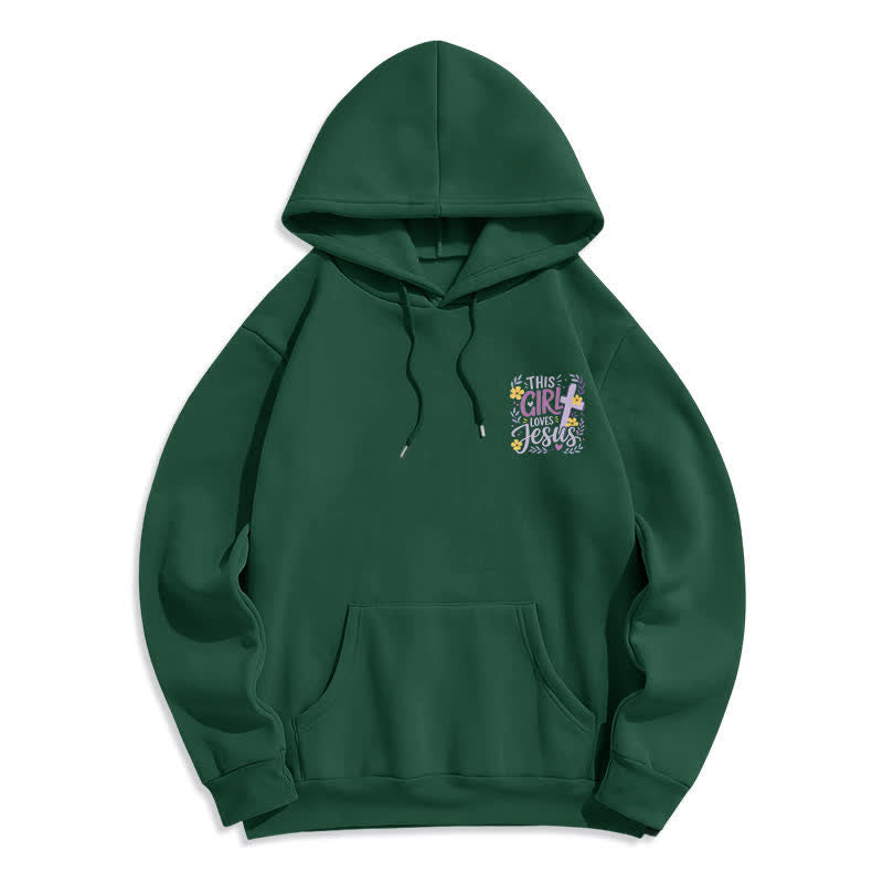 Christianartworkshop This Girl Loves Jesus Floral Sky Blue Hoodie - image 17