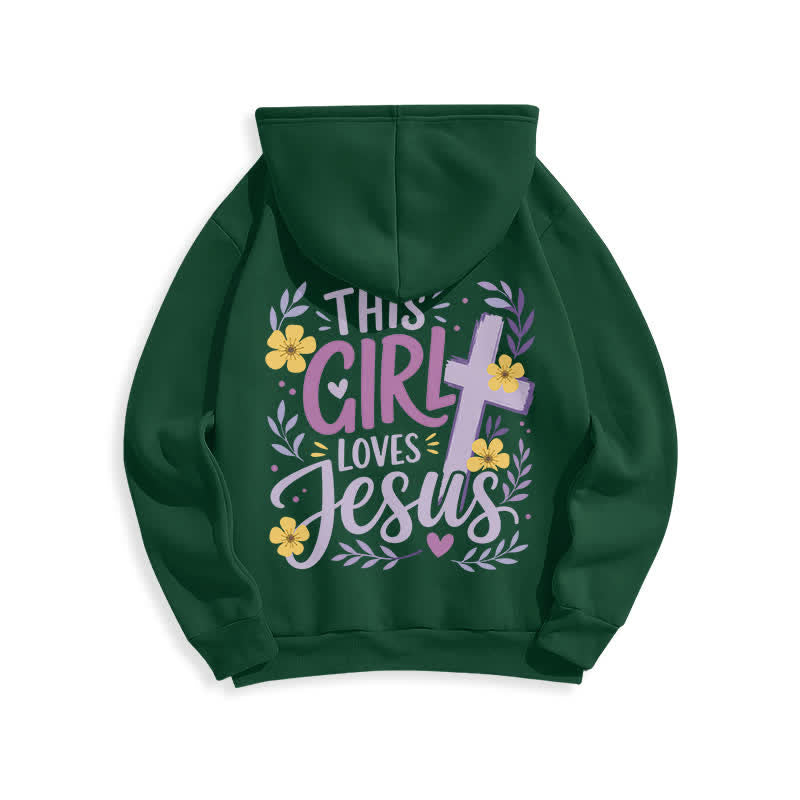Christianartworkshop This Girl Loves Jesus Floral Sky Blue Hoodie - image 16
